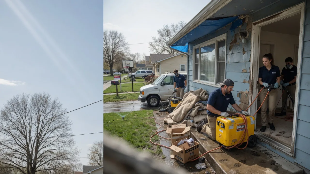 Basement Flood Cleanup in Lafferty, OH near me